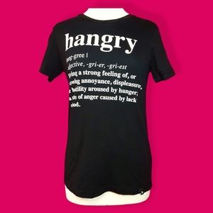 Black Zumiez "Hangry" Definition Graphic Tee